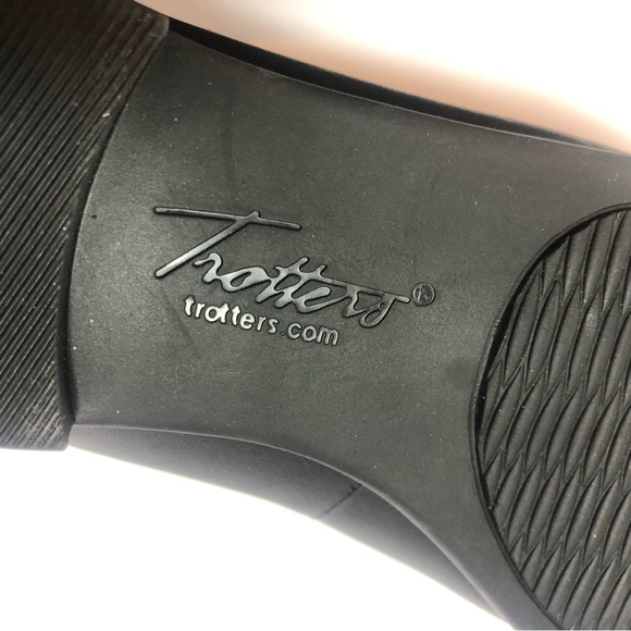 NWOB TROTTERS Black Leather Anastasia Loafers Flats Shoes - 7N - Picture 12 of 13